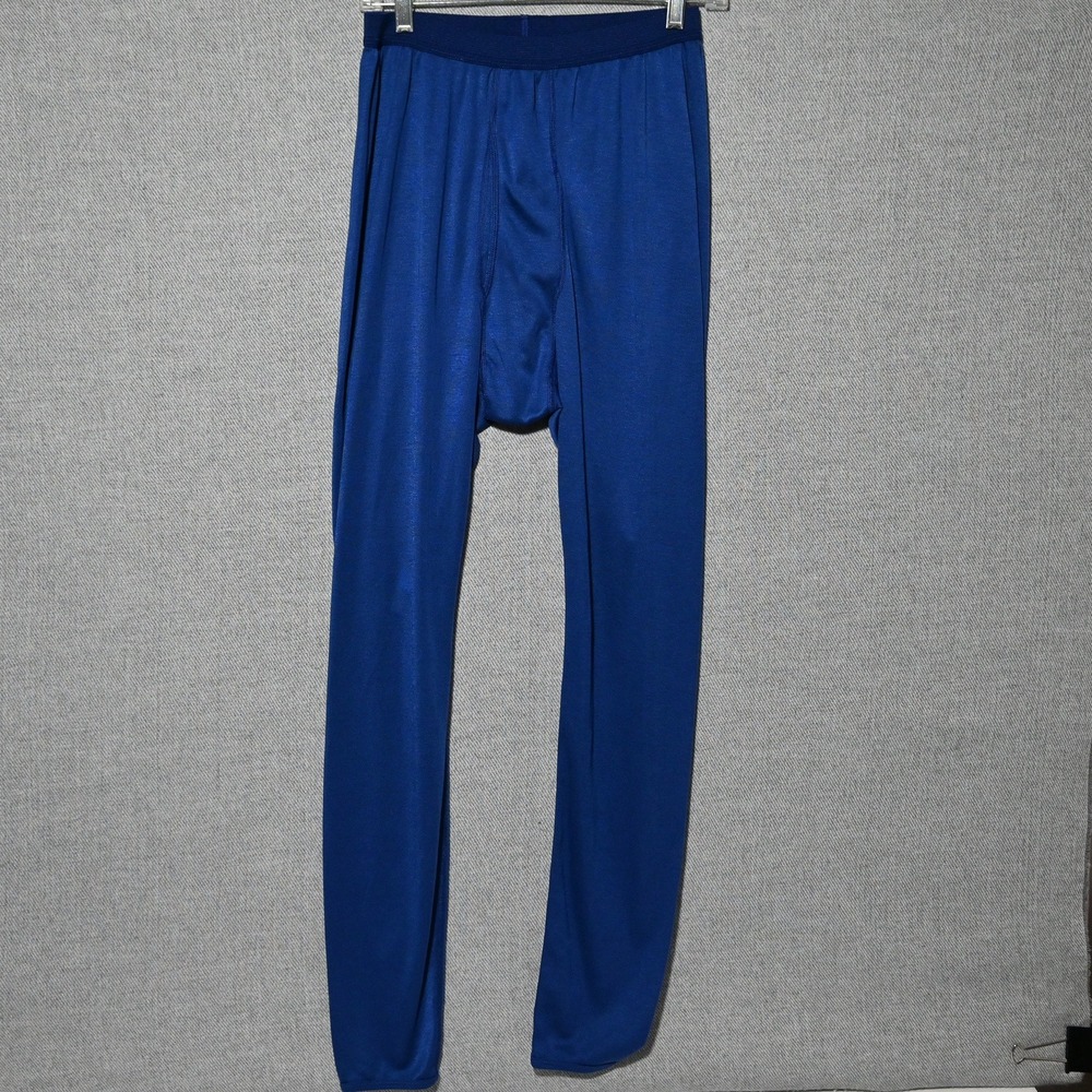 Patagonia Capilene Base Layer Pants Mens Vintage Large Blue USA Made
